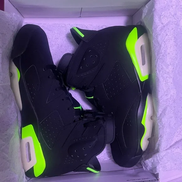 Sz 13 Jordan Retro 6 Elec Green - Picture 4 of 4